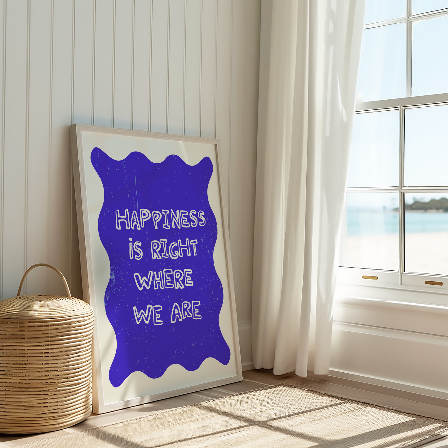 Happiness is Right Where We Are Print