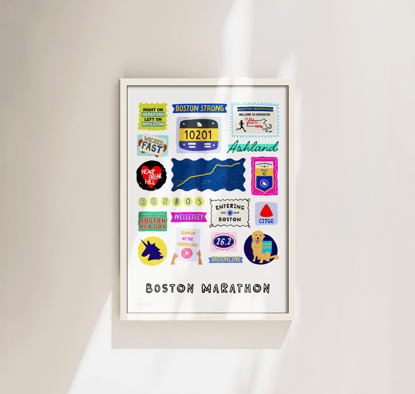 Boston Marathon Print