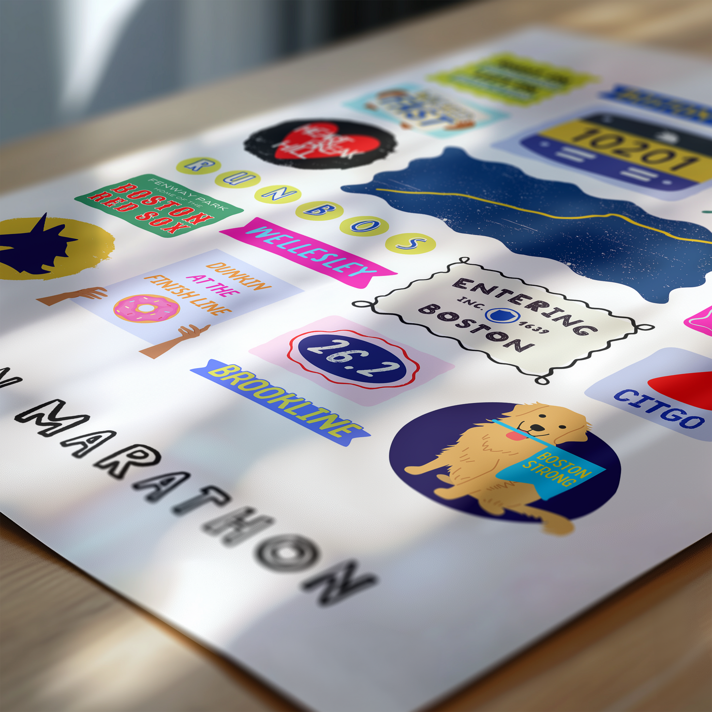 Boston Marathon Print