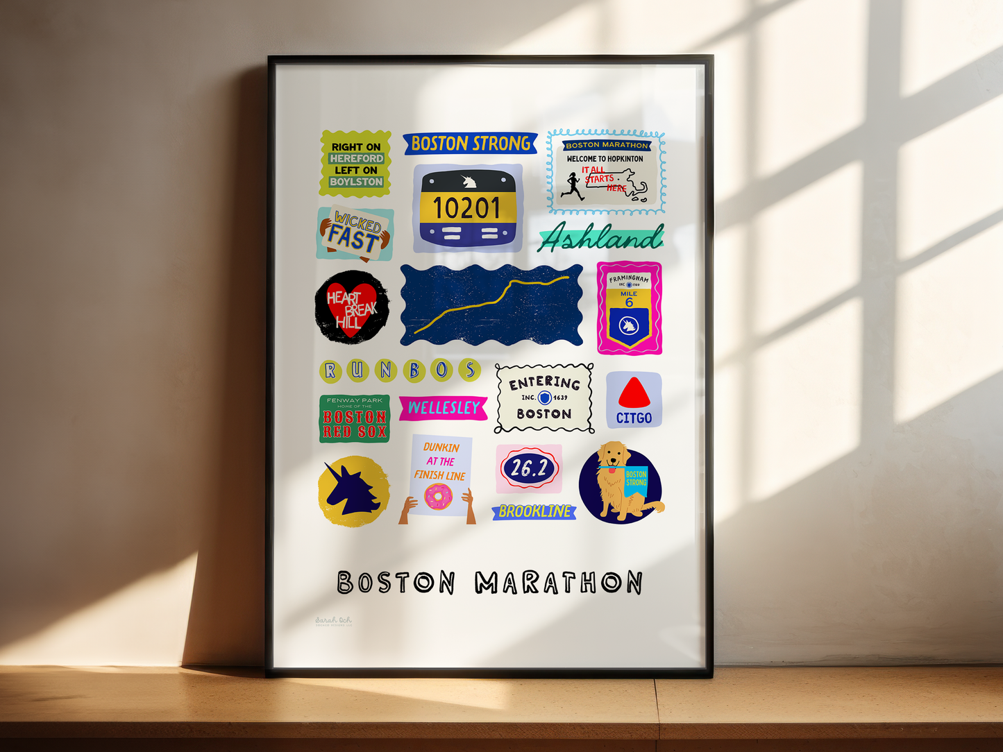 Boston Marathon Print